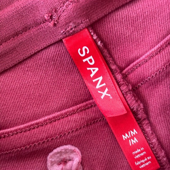 Spanx Stretch Cropped Pant- Wild Rose size medium - Picture 5 of 7